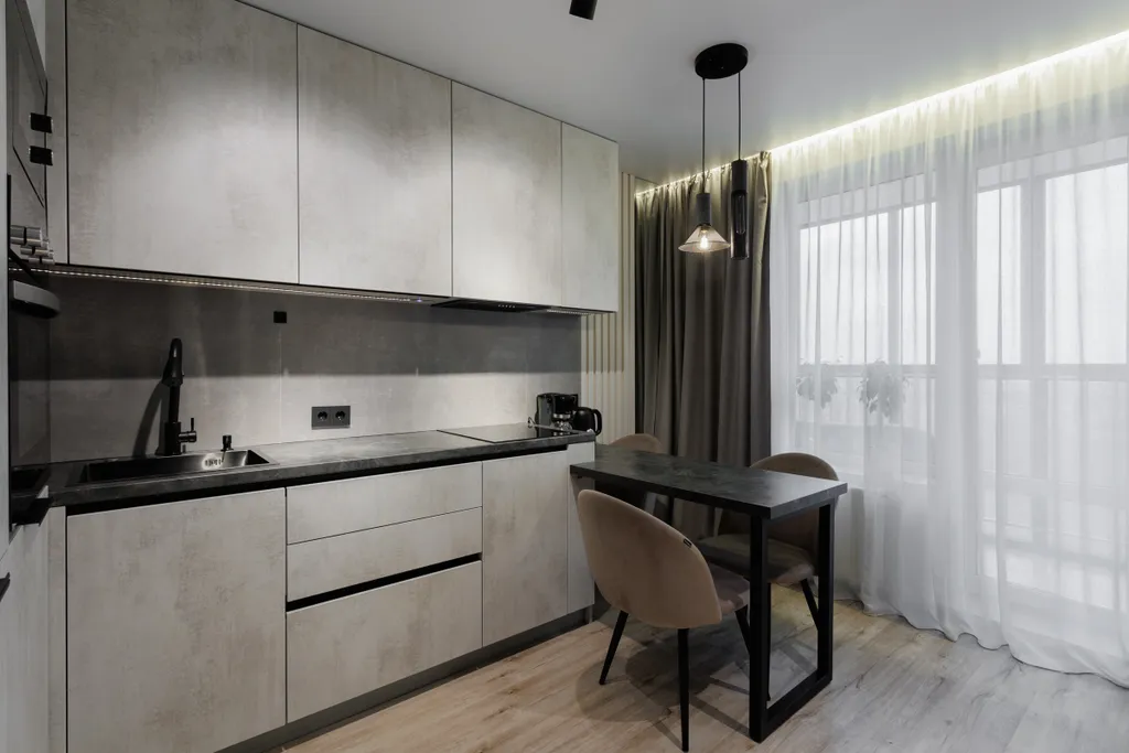 Студия премиум класса с видом на город