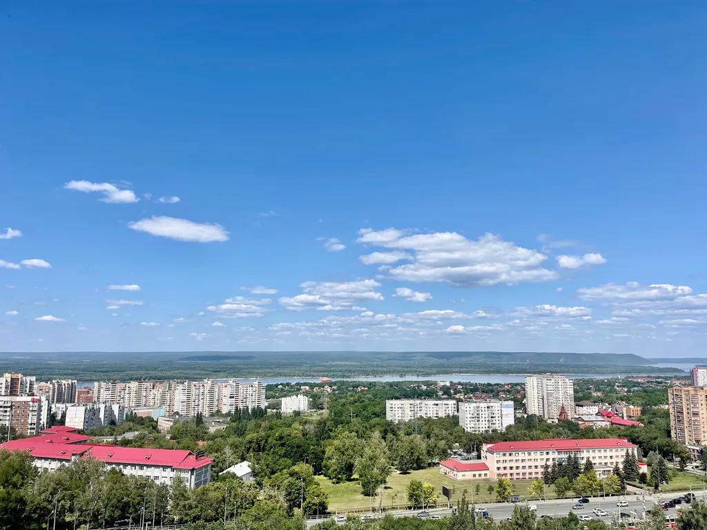 Квартира 1-комнатная квартира в новом доме с видом на Волгу — Самара