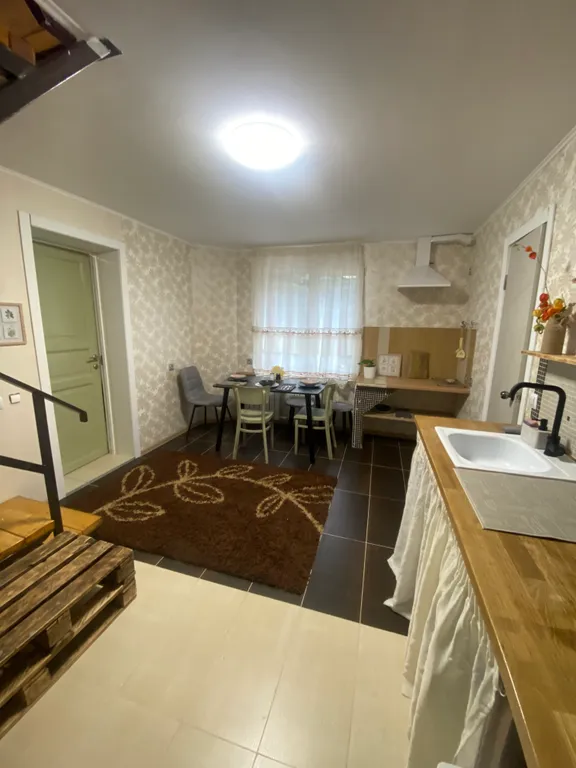 Sweet Home Домик с голубыми елями