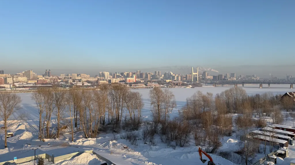 Уютная квартира у Аквапарка с видом на Обь