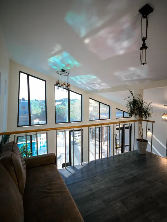 Апартаменты с горячим бассейном и видом на горы