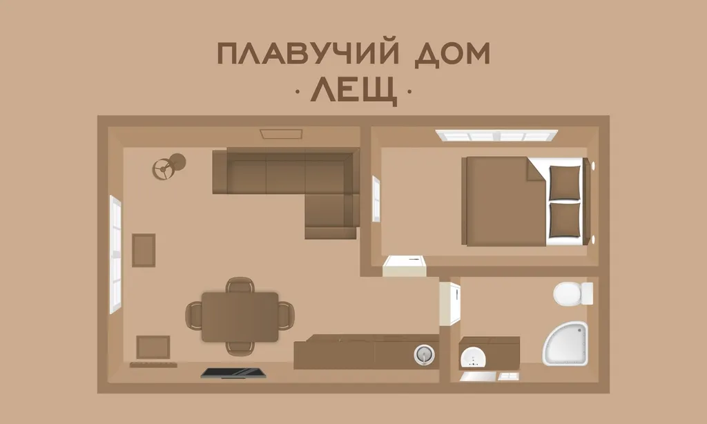 Плавучий дом Лещ