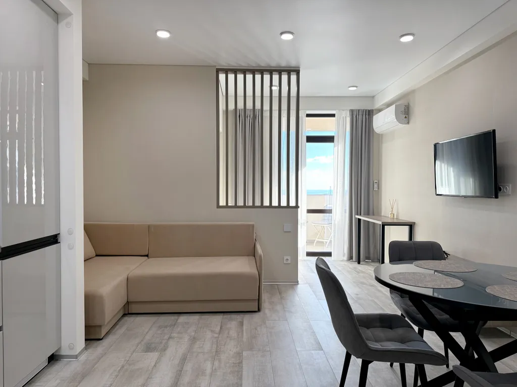 Квартира-студия с дизайнерским ремонтом