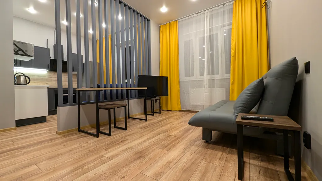 Просторная квартира - студия в стиле Лофт