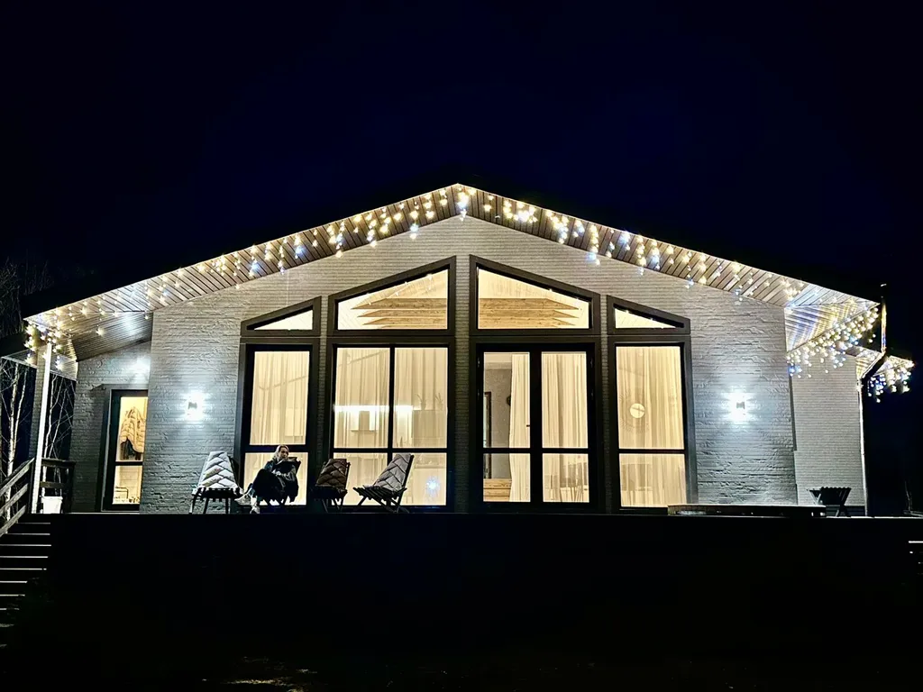 Новый коттедж с горячим бассейном