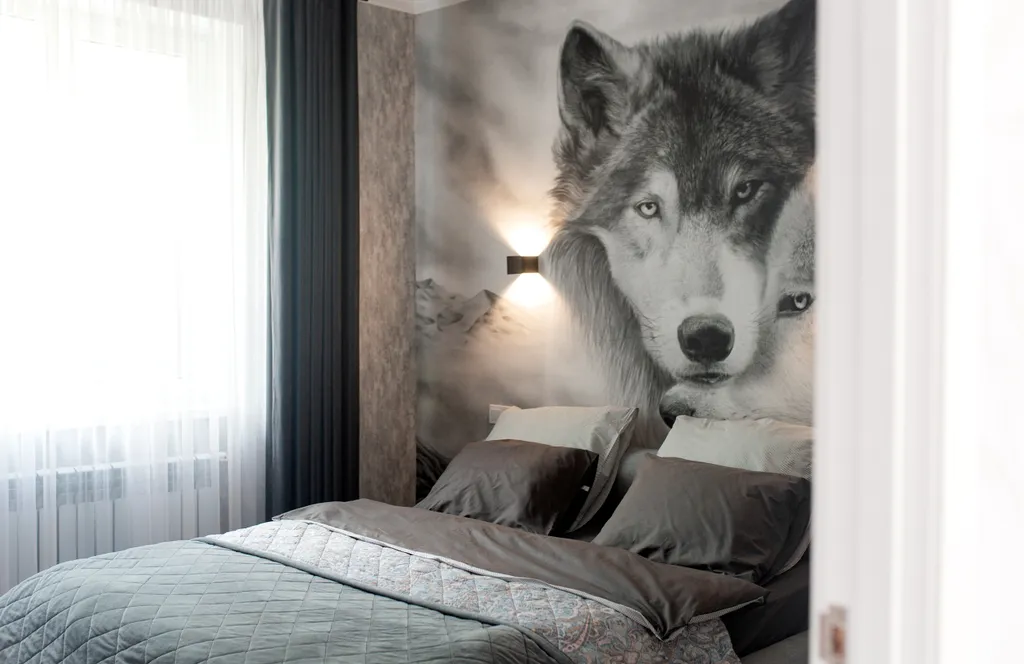 Дом Кантри со своим двором и парковкой