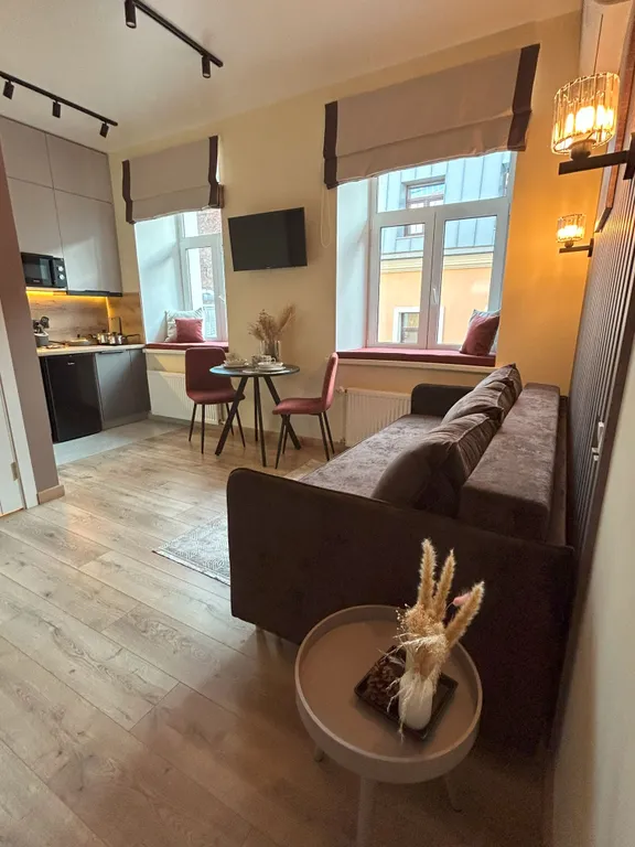Квартира Квартира Новая уютная студия Home10 в центре — Санкт-Петербург