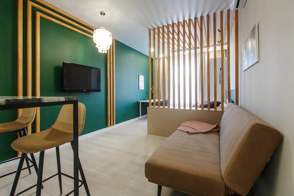 Квартира Дизайнерская студия в клубном доме в центре рядом с набережной — аренда посуточно в Тюмень