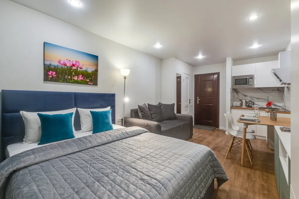 Квартира Квартира Стильный апартамент у метро Комендантский проспект — Санкт-Петербург