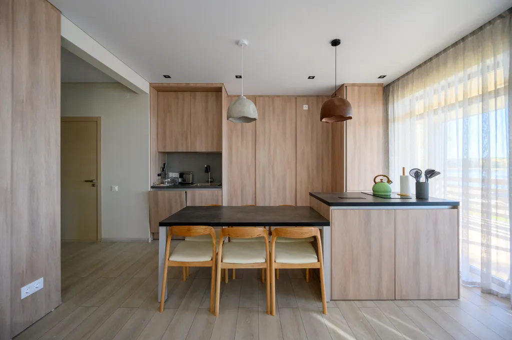 Комфортабельный дом у речного плёса