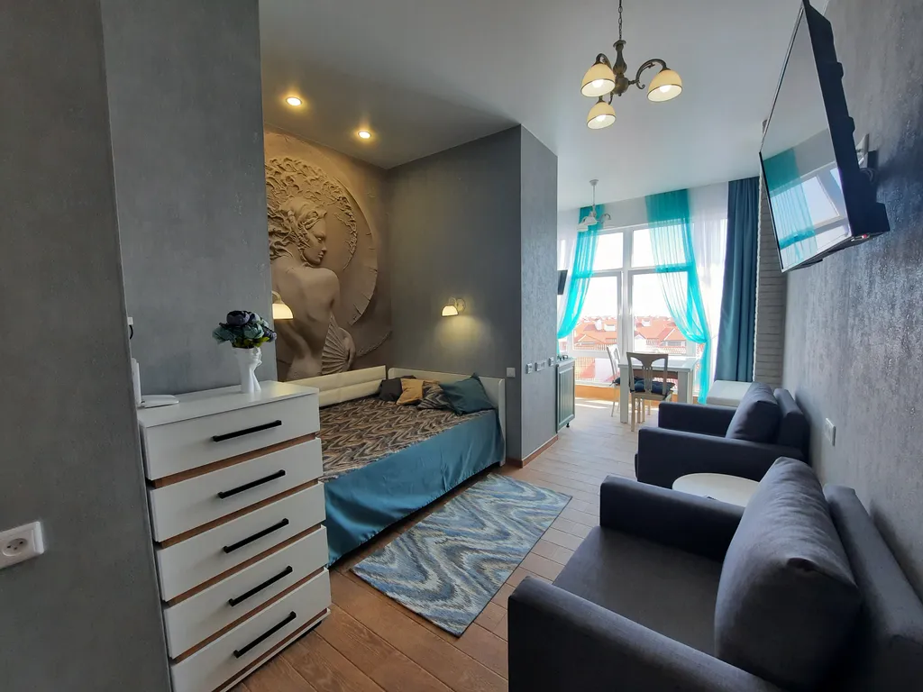 Квартира Квартира Студия с видом на море — Геленджик