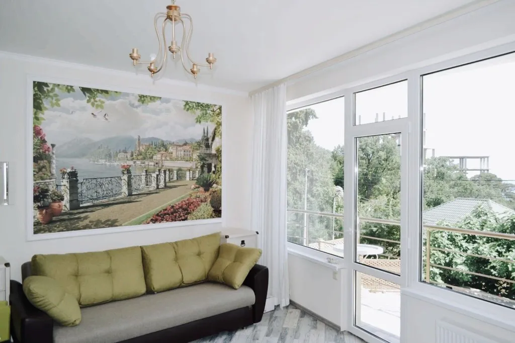 Апартамент с видом на море и отдельной спальней 202