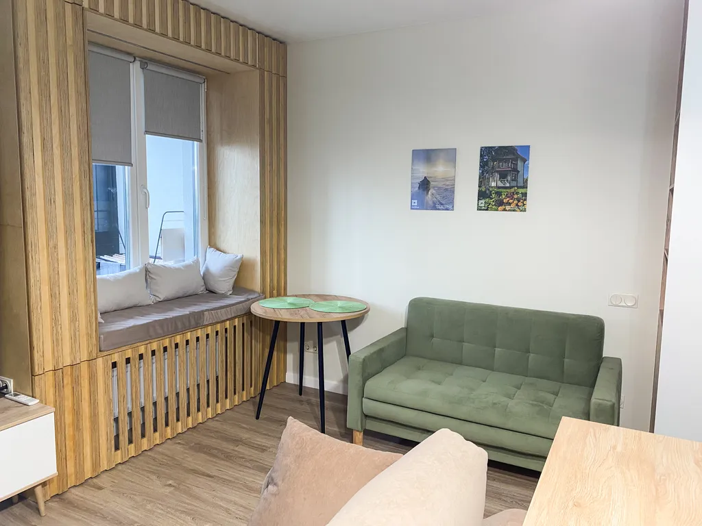 Уютная студия на берегу реки