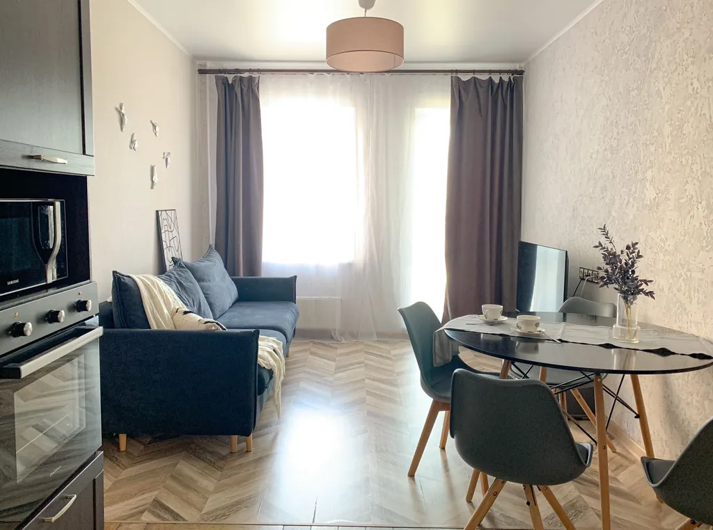 Современная квартира в элитном ЖК на Лесопарковой рядом с Белым рынком