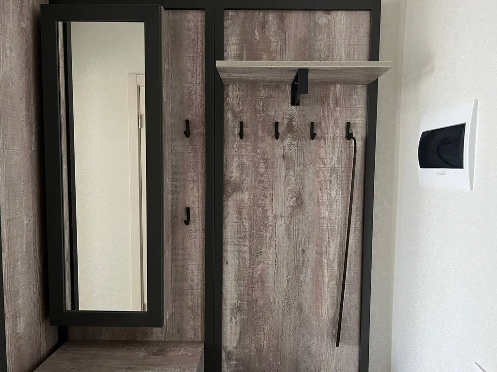 Светлая стильная студия в новом доме