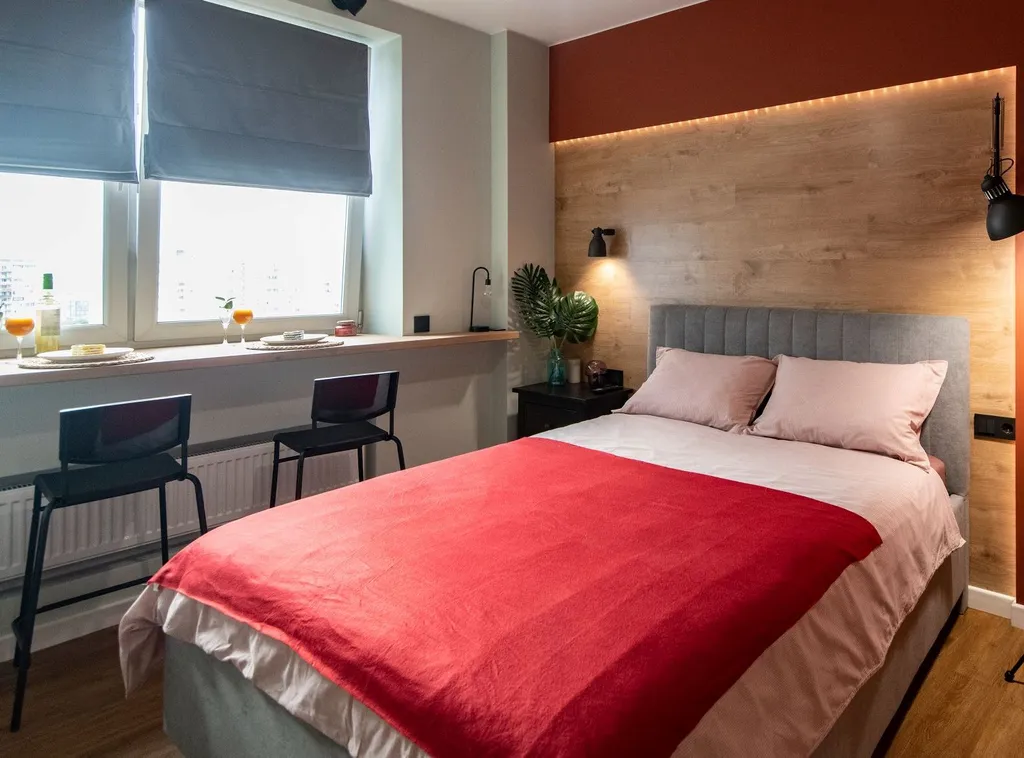 Квартира Red studio для 3 гостей в МФК Созвездие — аренда посуточно в Королёв