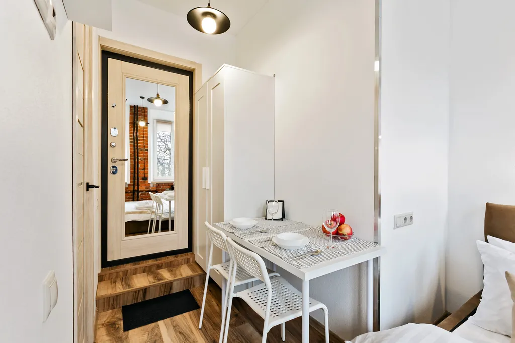 Студия с дизайнерским акцентом