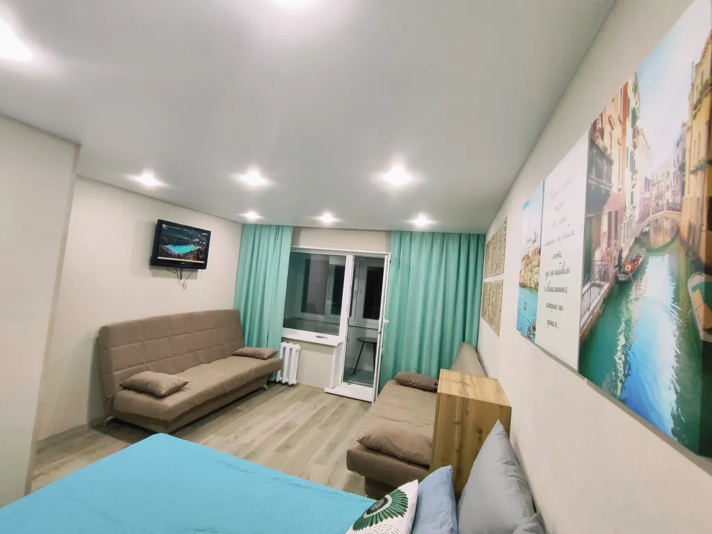 Однокомнатная квартира на 3 спальных места, с балконом