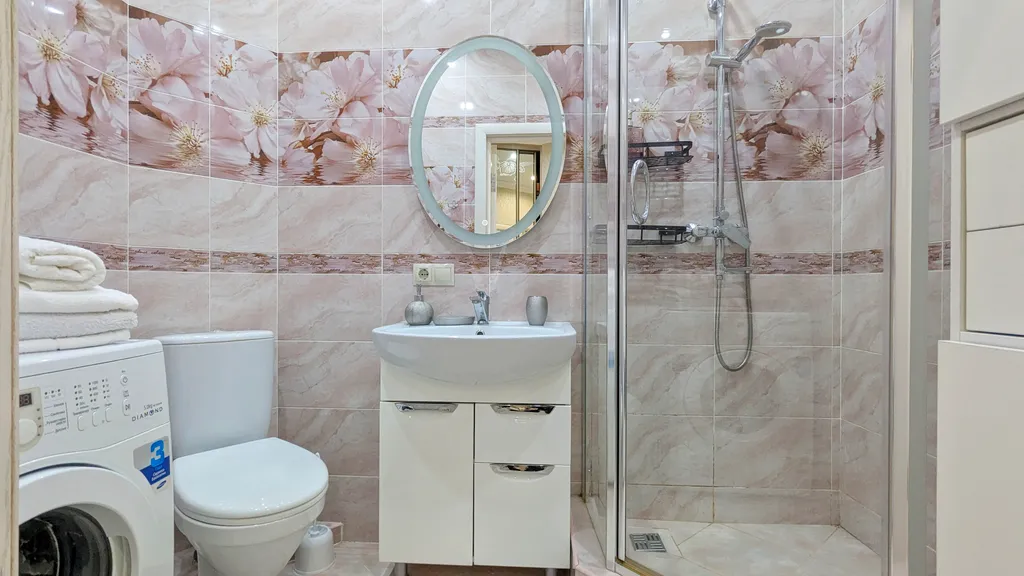 Светлая квартира c открытым балконом