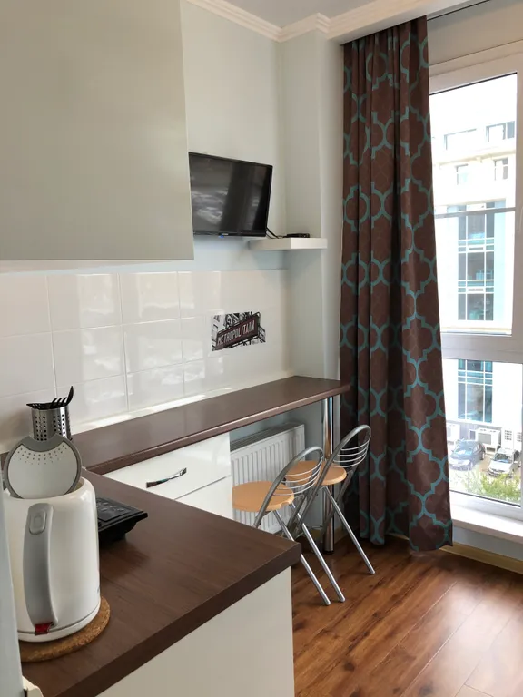 Квартира Квартира Маленькая студия с большим панорамным окном — Краснодар