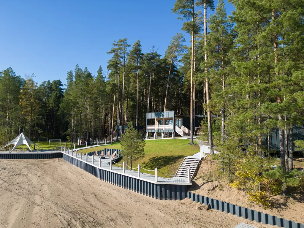 Комфортабельный дом у речного плёса