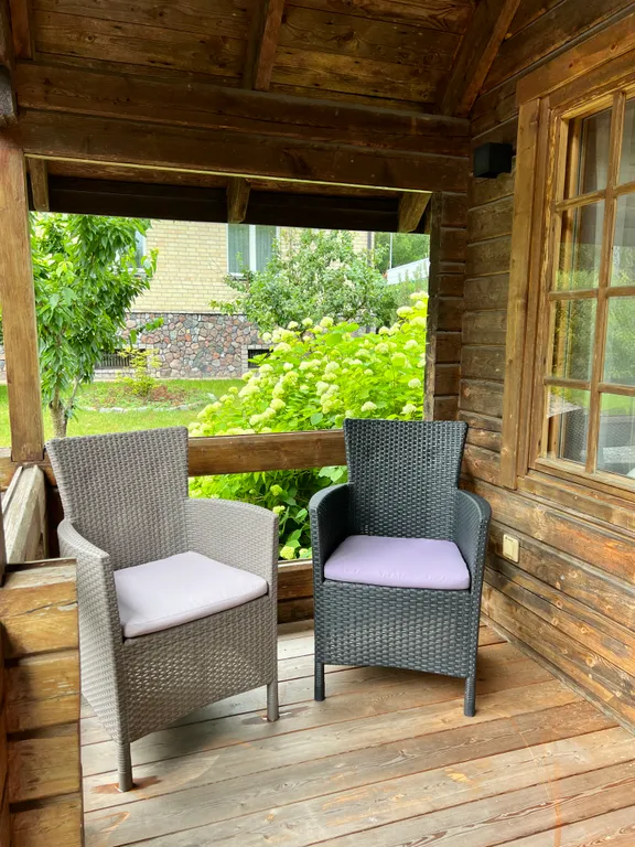 Домик с русской баней у моря