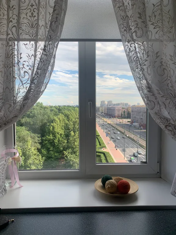 Квартира Квартира с джакузи с видом на парк Победы рядом с метро — Санкт-Петербург
