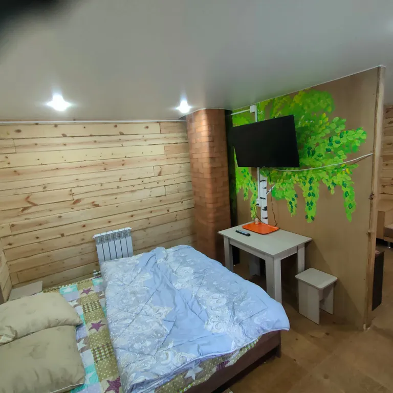 Уютный этаж из трех номеров с видом на лес