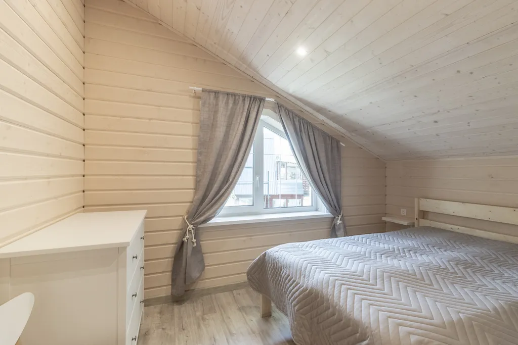 Коттедж Дом с бассейном в Карелии — Деревянное