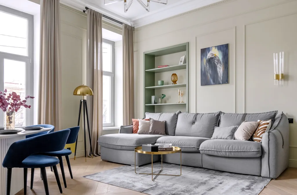 Апартаменты от PiterApartmnts 130 м2 с новым дизайнерским ремонтом