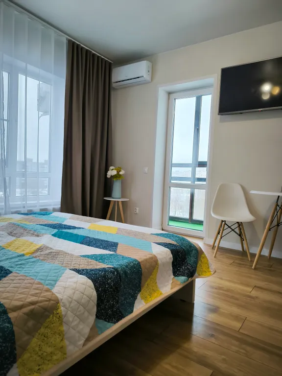 Уютная квартира с современным ремонтом, в новом доме