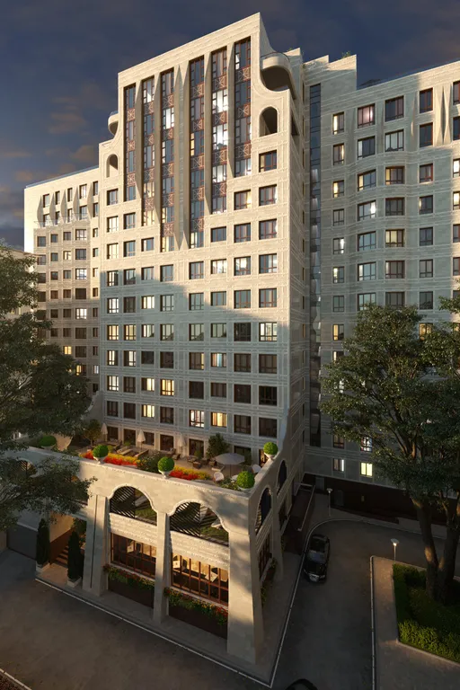 Lux апартамент с большой террасой в премиальном ЖК в 2-х км от Кремля