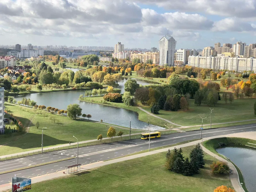 Квартира Квартира The View Apartment, стильные, изумительный вид, Dana Mall — Минск
