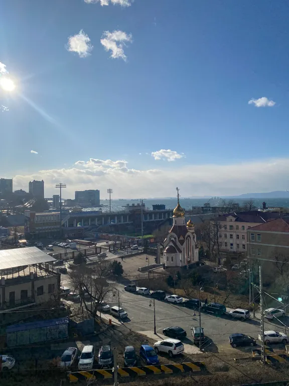 Квартира Квартира Студия в центре города с видом на море и Золотой мост — Владивосток