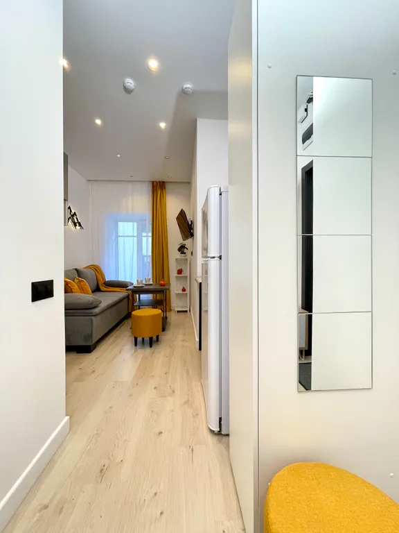 Квартира Квартира Уютная студия с прекрасным видом у метро Василеостровская — Санкт-Петербург