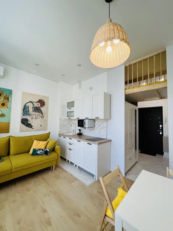 Квартира Квартира Уютная студия в ЖК Семейный — Лазаревское