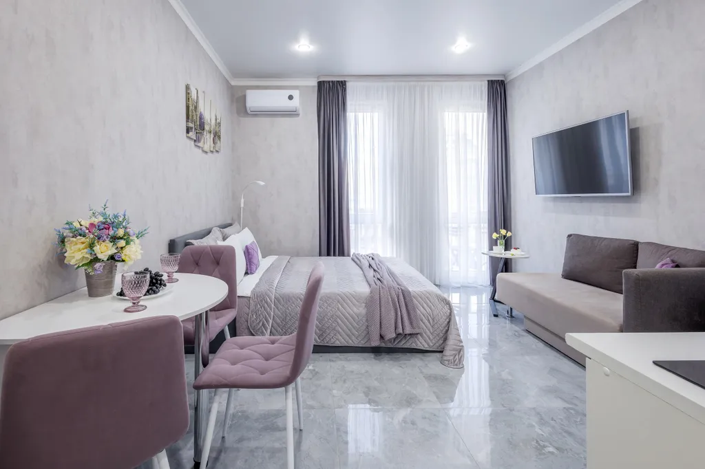 Студия в ЖК Касабланка с видом на море