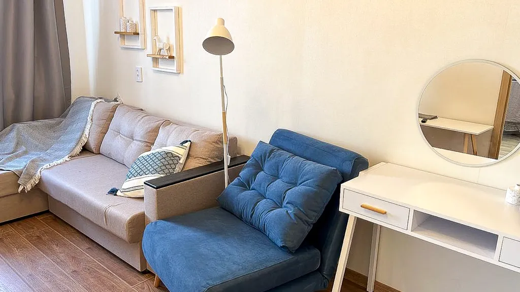 Двухкомнатные апартаменты для 5 гостей с новым ремонтом