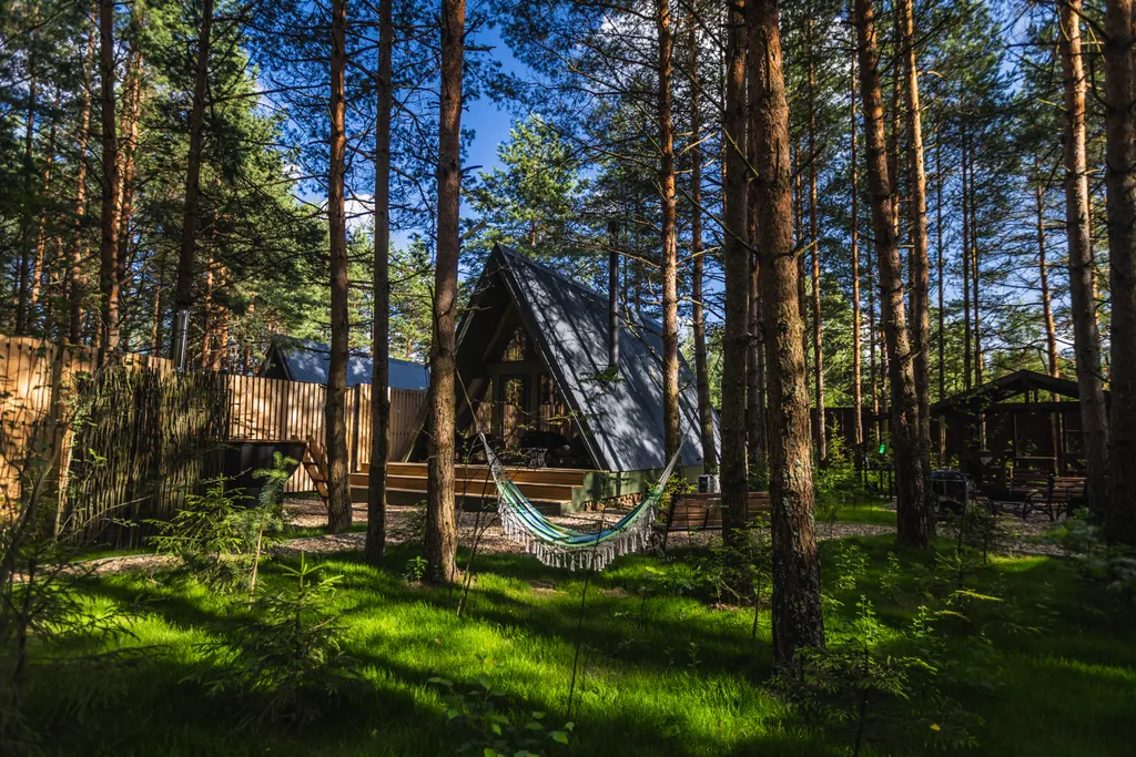 Коттедж Коттедж А-Фрейм грин — Павловский Посад