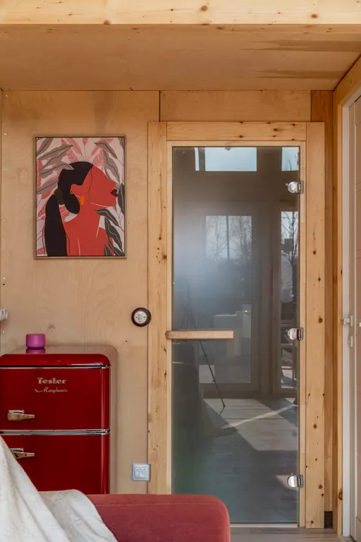 Fanza House - домик с сауной, чаном, камином, проектором и беседкой