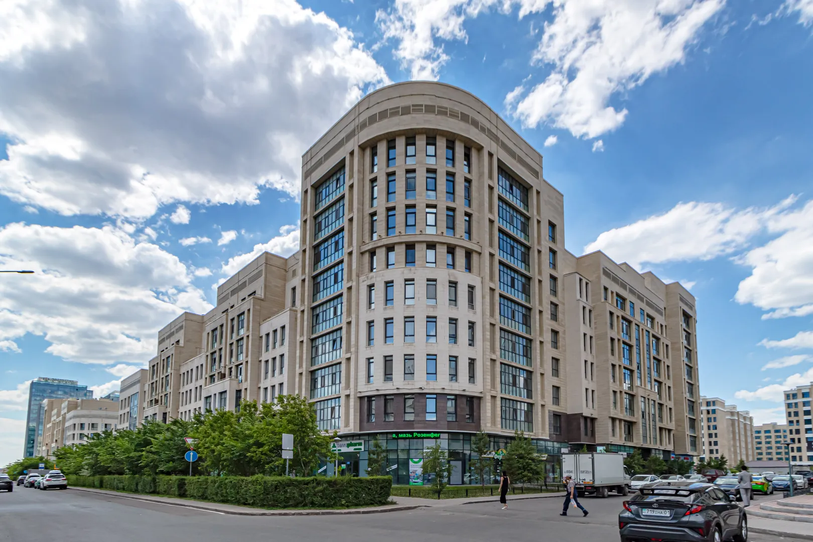 здание снаружи, территория