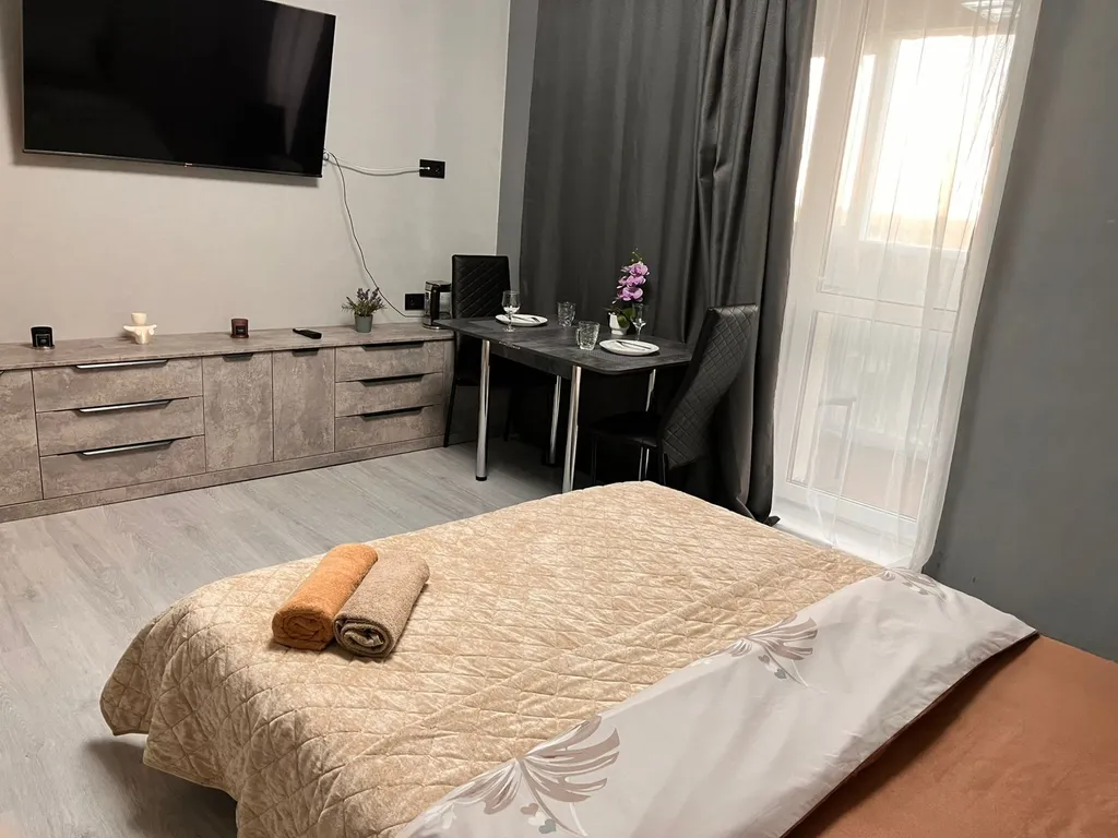 Студия с кофемашиной