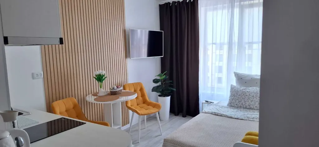 Уютная студия рядом с гостиницей Cosmos