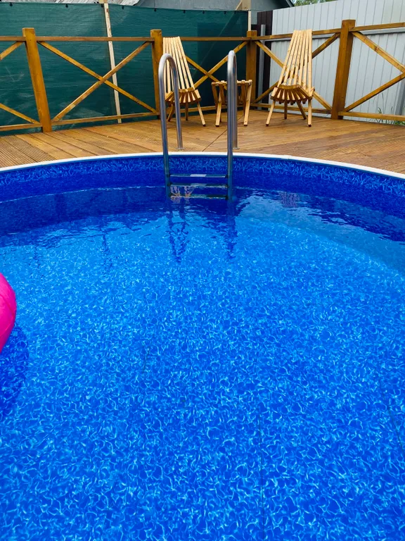 Домик с русской баней на дровах + сибирский банный чан