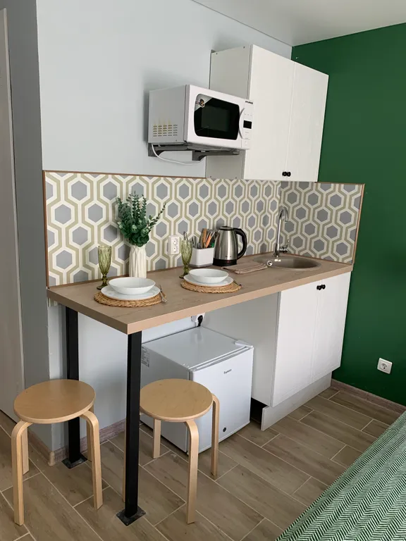 Чистая студия с удобствами