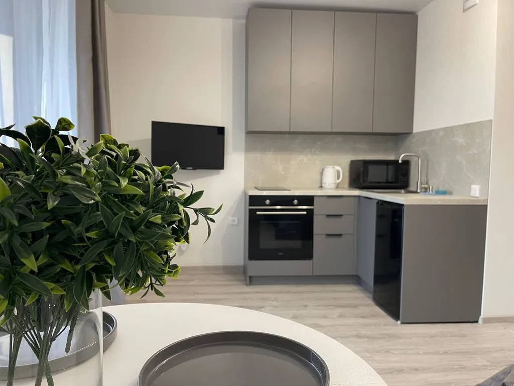 Уютная студия на высоком этаже