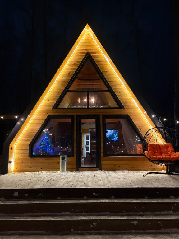 Коттедж Коттедж A-Frame в лесу — Степыгино