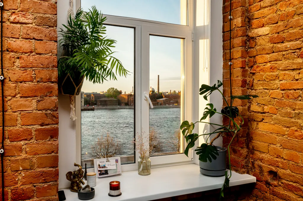 Green Loft Neva View с потрясающим видом на Неву