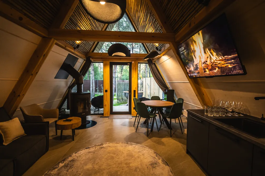 Коттедж Коттедж А-Фрейм грин — Павловский Посад