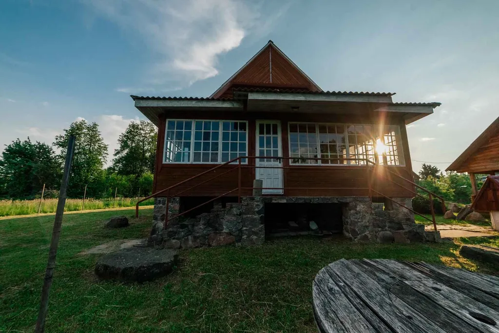 Экоусадьба В Струсто на берегу живописного озера